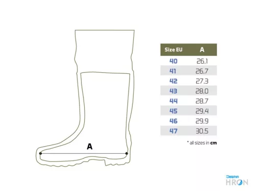Delphin HRON Gázló melles csizma méret: 43