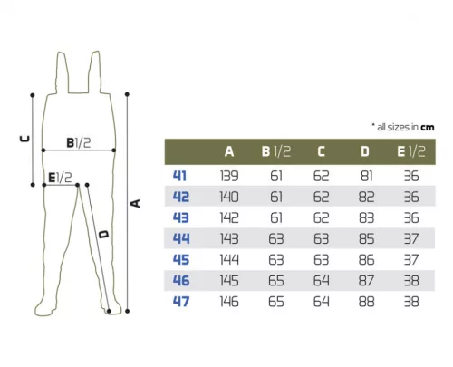 Delphin HRON Gázló melles csizma méret: 44