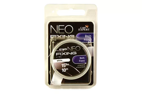 CARP EXPERT NEO BAIT FLOSS CSALIRÖGZÍTŐ ZSINÓR 15LBS WHITE 10M