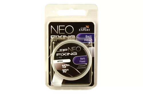 CARP EXPERT NEO BAIT FLOSS CSALIRÖGZÍTŐ ZSINÓR 15LBS WHITE 10M