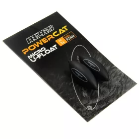 Powercat micro U-float 1.5g fekete  2db/cs