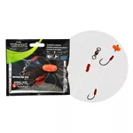 WIZARD MONSTER SURFACE LIVEBAIT DOUBLE MONO RIG 9/0+11/0 ROUND