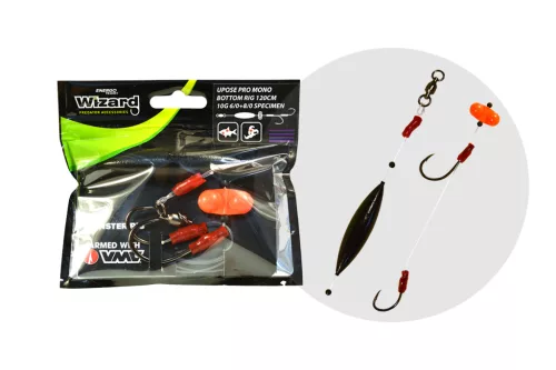WIZARD MONSTER UPOSE PRO MONO BOTTOM RIG 30G 7/0+9/0 CLASSIC