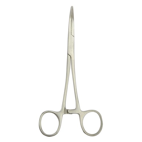 Horogkiszedő csipesz 15cm hajlított (3107)