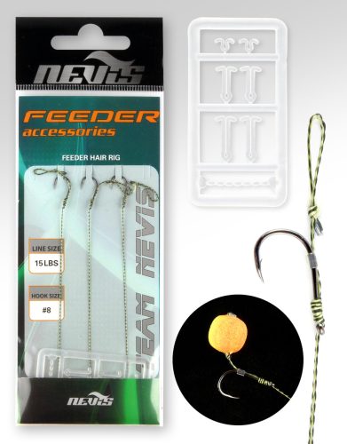 Feeder fonott előke 6 3db/cs  AKCIÓ -30%