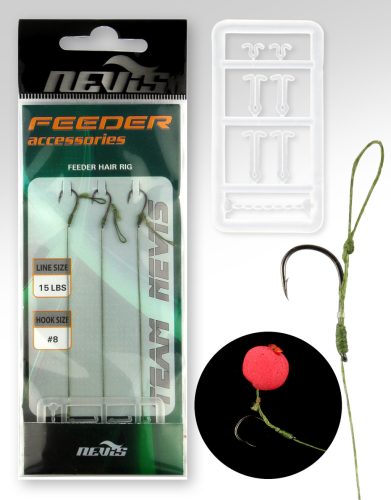 Feeder fonott előke 10 3db/cs  AKCIÓ -30%