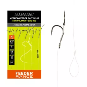 Feeder monofil előke csalitüskével 6-os