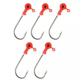 Gumihal fej piros 5/0 5g 5db/cs  AKCIÓ -50%