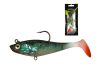 WIZARD SWIMBAIT - PADDLE LONG - 3 INCH – GREEN-REDTIGER