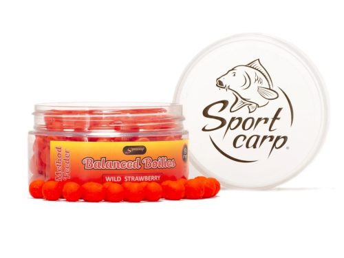 Sportcarp Method Feeder Balanced Boilies Wild Strawberry (vad szamóca) 9mm 70ml