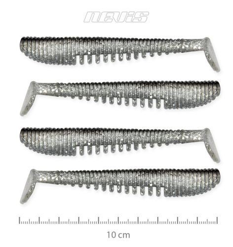 Impulse Shad 10cm 4db/cs (Flash Bleak)