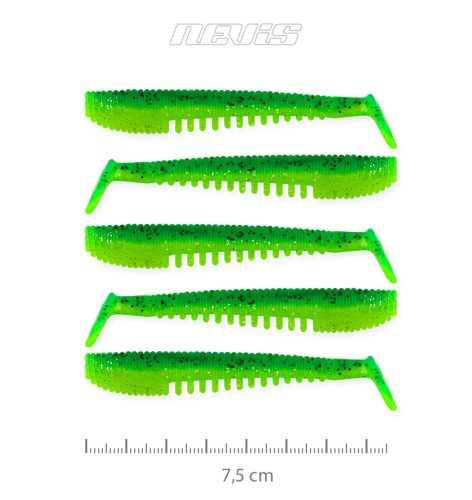 Impulse Shad 7.5cm 5db/cs (Poison Green)