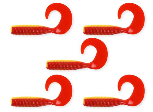 Twister 7,5cm  5db/cs sárga-piros