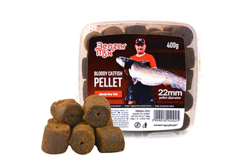 BENZAR MIX CATFISH PELLET 30 MM VÉRES MÁJ-HALAS 400G