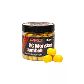   CARP EXPERT PRO  2C MONSTER DUMBELL 50G STRAWBERRY-HALIBUT 8X10MM