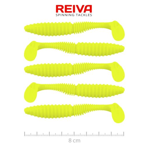 Zander Power Shad 8cm 5db/cs (Lemonade)