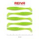 Zander Power Shad 8cm 5db/cs (Flash Chartreuse)