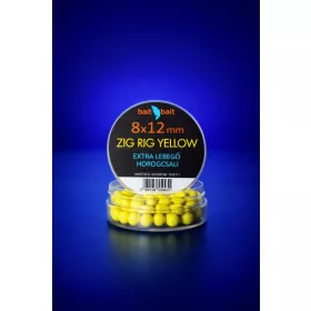   Bait Bait Zig Rig Csalik Extra Lebegő Horogcsali 8*12mm Yellow