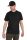 FOX COLLECTION T - SHIRT BLACK & ORANGE - L