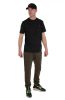FOX COLLECTION T - SHIRT BLACK & ORANGE - L