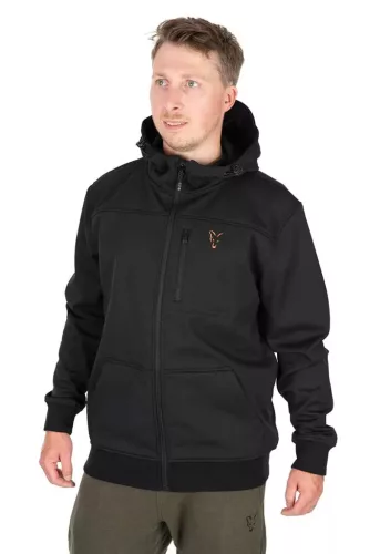 Fox Collection Soft Shell Jacket Black & Orange S