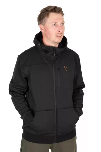 Fox Collection Soft Shell Jacket Black & Orange S