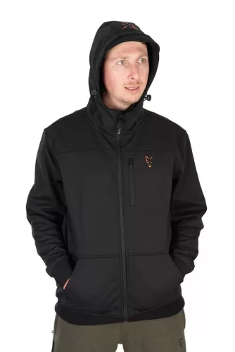 Fox Collection Soft Shell Jacket Black & Orange S