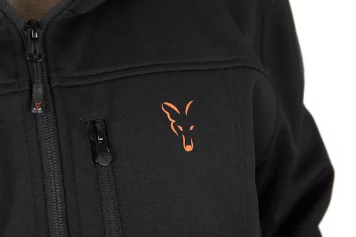 Fox Collection Soft Shell Jacket Black & Orange L