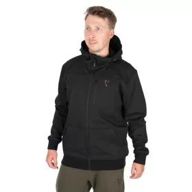 Fox Collection Soft Shell Jacket Black & Orange XXL