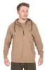 Fox Collection LW Zip Hoody pulóver Tan Limited L