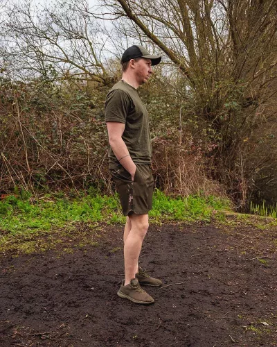 FOX KHAKI & CAMO LW SWIM SHORTS - S