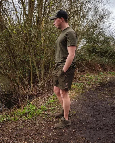 FOX KHAKI & CAMO LW SWIM SHORTS - S