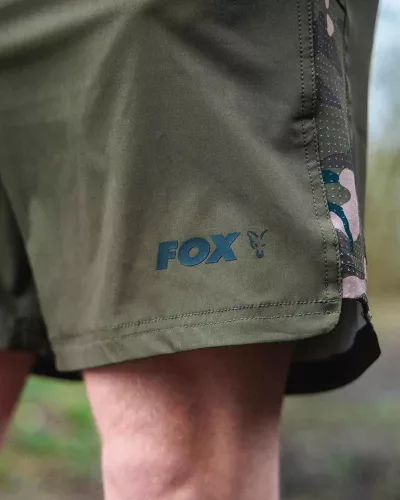 FOX KHAKI & CAMO LW SWIM SHORTS - S