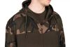 FOX LW KHAKI & CAMO SPLIT ZIP HOODY - XL