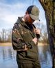 FOX LW KHAKI & CAMO SPLIT ZIP HOODY - XXXL