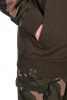FOX LW KHAKI & CAMO SPLIT ZIP HOODY - XXXL