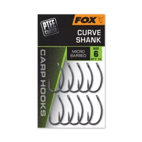 Fox Curve Shank Bojlis Horog 4-es méret 10db/csomag