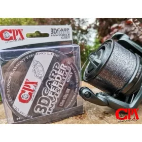   CPX - 3D CARP FEEDER INVISIBLE - Grey (Szürke) zsinór - 150m - 0,18mm