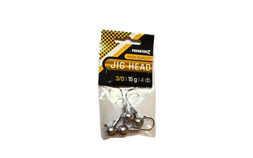 PZ Jig fej 3/0, 3/0, 3 g, 4 db
