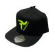 FEEDERMANIA BLACK SNAPBACK FLUO GREEN