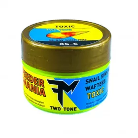 FEEDERMANIA SNAIL SINKING WAFTERS TWO TONE XS-S TOXIC