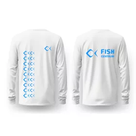 Fishcentrum UV álló hosszú ujjú póló kék nyomattal XL