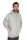 MATRIX FULL ZIP HOODY GREY & LIME - M