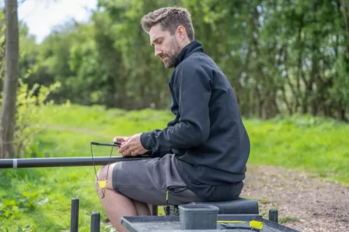 MATRIX JOGGER SHORT GREY & LIME - L