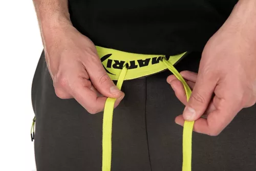 MATRIX JOGGER SHORT GREY & LIME - XXXL