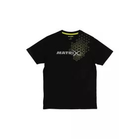 Matrix Hex Print T-Shirt (Black) rövidujjú póló L