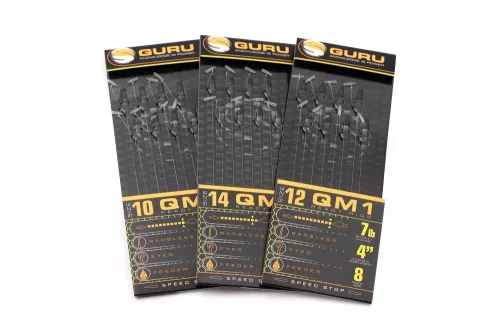 GURU QM1 Speed Stop Ready Rigs 4" (10cm) - 12 QM1- 0,19mm