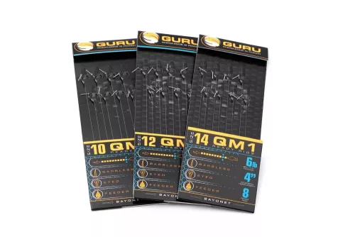 GURU QM1 Speed Stop Ready Rigs 4" (10cm) - 16 QM1- 0,17mm