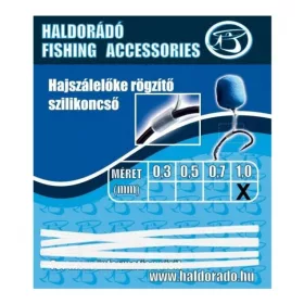 Haldorádó Hajszálelőke rögzítő szilikoncső 0,3mm