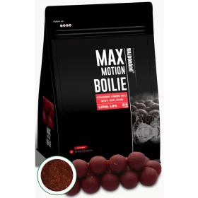   Haldorádó MAX MOTION Boilie Long Life 24 mm - Fűszeres Vörös Máj